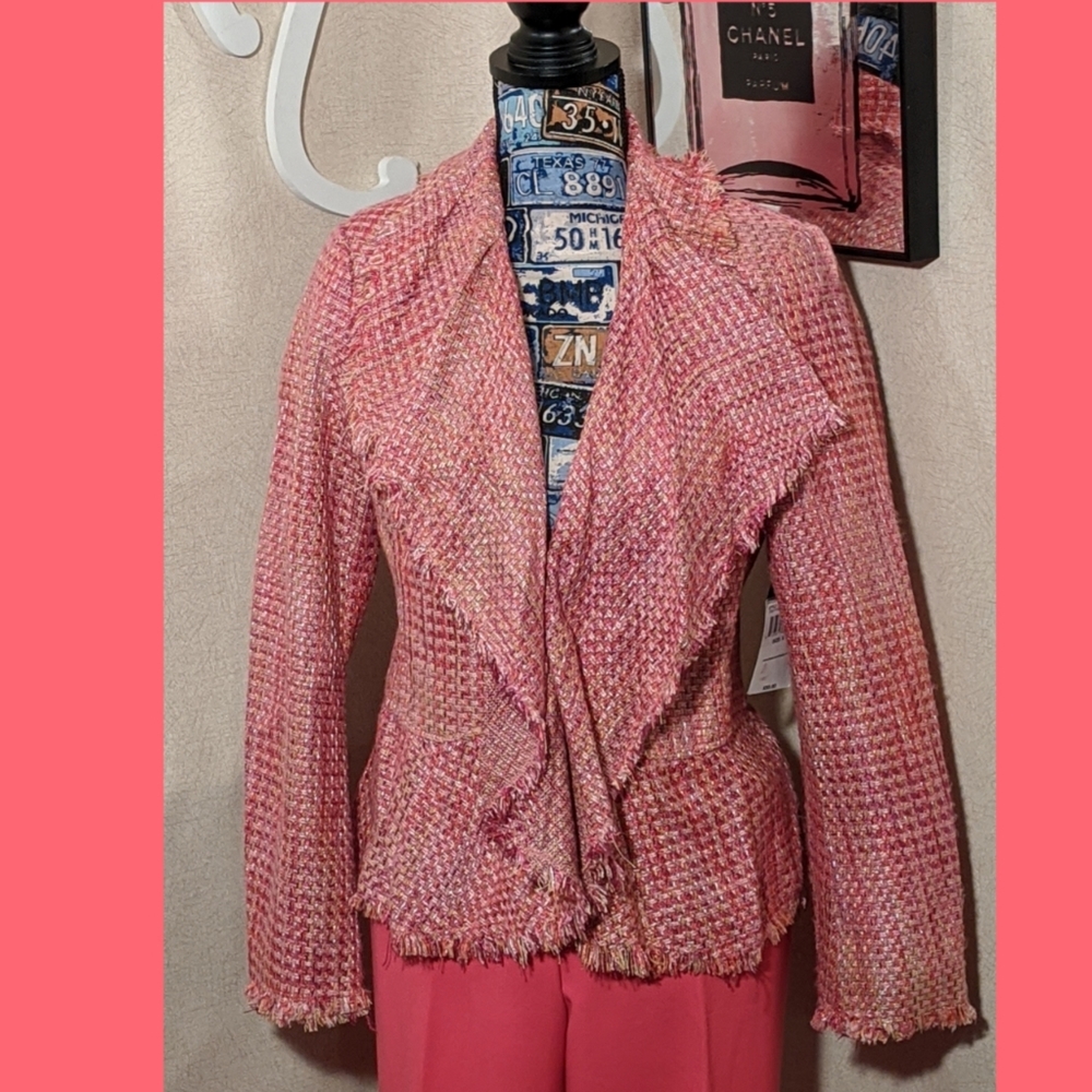 LUCIANO DANTE' TWEED BLAZER JACKET